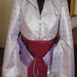 Finished gown, closeup