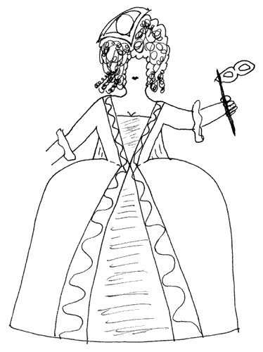 carnivale-sketch My carnevale gown sketch