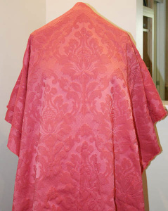 pinkflorentine-fabric Pink Florentine fabric
