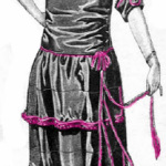 1925ruffledsilk-clr 1925 ruffled silk catalog print (colorized)