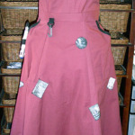 Lady artisan's apron with patches