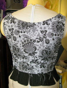 Bodice progress