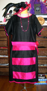 pinkblkgatsby-done 1925 Gatsby dress, done