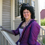 Trystan's 18th-c. purple silk jacket