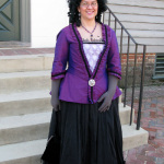 Trystan's 18th-c. purple silk jacket