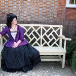 Trystan's 18th-c. purple silk jacket