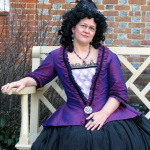 Trystan's 18th-c. purple silk jacket