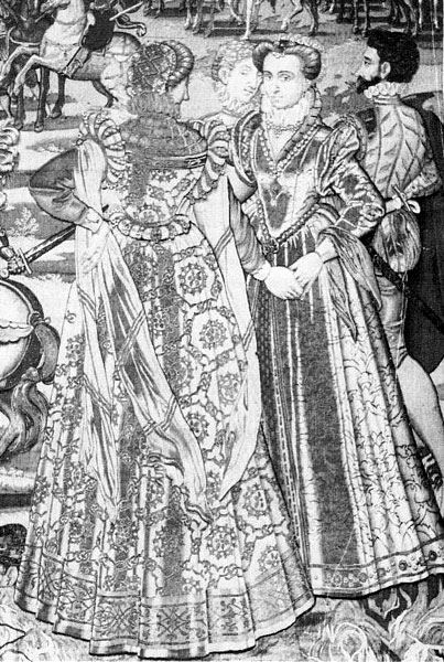 valois-louisesister Valois Tapestry, Louise & sister (image source: Wikimedia Commons)
