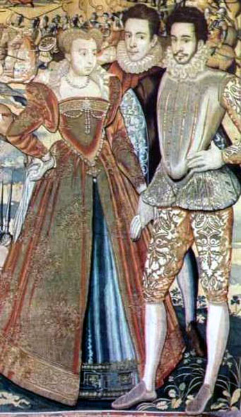valois-margotfrancois Valois Tapestry (image source: Wikimedia Commons)