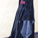 Sleeves, side of gown Sleeves, side of gown