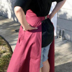 Back of lady artisan's apron
