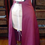 Back of lady artisan's apron, in progress