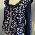 Jacobean jacket, possible trim layout
