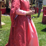 Pink Florentine gown