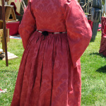 back of gown