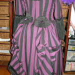 Stripey polonaise, done-ish, back