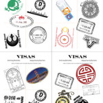 full of stamps from places real