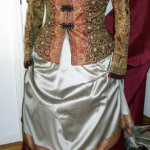 Burgundy skirt option Burgundy skirt option