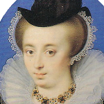 1595 - Unknown lady by Isaac Oliver (image source: Wikimedia Commons)