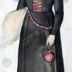 deheere-lorrainoifedevillage Lorraine countrywoman by Lucas de Heere, late 16th c. (image source: University of Ghent)