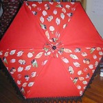 Finished sushi parasol