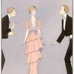 Le Gazette du Bon Ton, January 1914, New Year's Eve gown (image source: costumes.org) Le Gazette du Bon Ton, January 1914, New Year's Eve gown (image source: costumes.org)