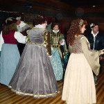 The queen leads the dancing
