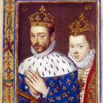 1570 - Elisabeth of Austria & King Charles IX of France (image source: Bibliotheque Nationale de France)