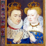 1572 - Marguerite de Valois & Henri de Navarre (image source: Bibliotheque Nationale de France)