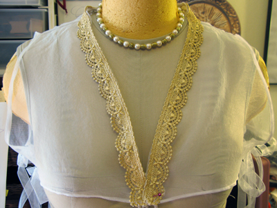 new Venetian partlet & necklace new Venetian partlet & necklace